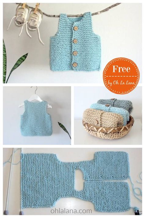 Easy Baby Vest Free Knitting Pattern Baby Boy Knitting Patterns Free, Easy Baby Knitting Patterns, Boys Knitting Patterns Free, Baby Cardigan Knitting Pattern Free, Baby Boy Knitting Patterns, Baby Sweater Patterns, Baby Sweater Knitting Pattern, Baby Boy Knitting, Baby Cardigan Knitting Pattern