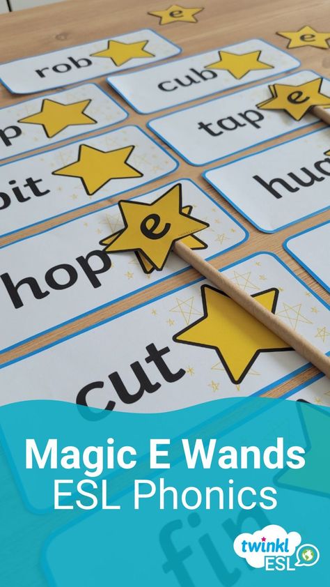 ESL phonics activity to teach students about English magic e words. Long Vowel Sounds Activities, Vowel Sounds Activities, Esl Phonics, Phonics Games For Kids, Short Vowel Games, Long Vowels Activities, Magic E Words, Short Vowel Activities, Corporate Promotional Gifts