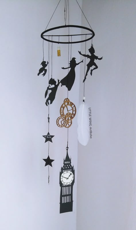 Perlengkapan Bayi Diy, Neverland Nursery, Disney Themed Rooms, Peter Pan Nursery, Deco Disney, Casa Disney, Disney Room, Idee Cricut, Disney Rooms