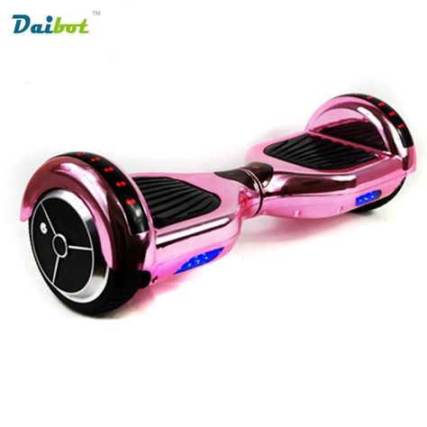 [Visit to Buy] No Tax New Chrome Pink Gold Bluetooth Hoverboard LED Lights Two Wheels Self Balancing Scooter Electric Skateboard with Carry Bag #Advertisement Hoverboard Girl, Bluetooth Hoverboard, Custom Vespa, Chrome Pink, Hello Kitty Car, Balancing Scooter, Scooter Girl, Tech Info, Electric Skateboard