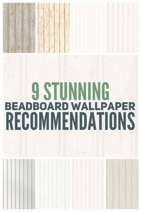 Paintable Wallpaper Ideas, Beadboard Wallpaper Bathroom, Beadboard Diy, Bead Board Wallpaper, Wallpaper And Beadboard, Beadboard Ideas, Painted Beadboard, Beadboard Wall, Diy Beadboard