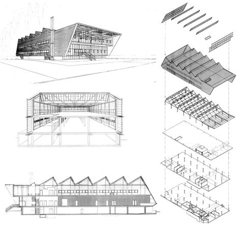 Factory Architecture Industrial Facade, Factory Facade Design, Factory Building Design, Window Image, Industry Architecture, Factory Architecture, Renovation Architecture, Passive Solar Design, Warehouse Design