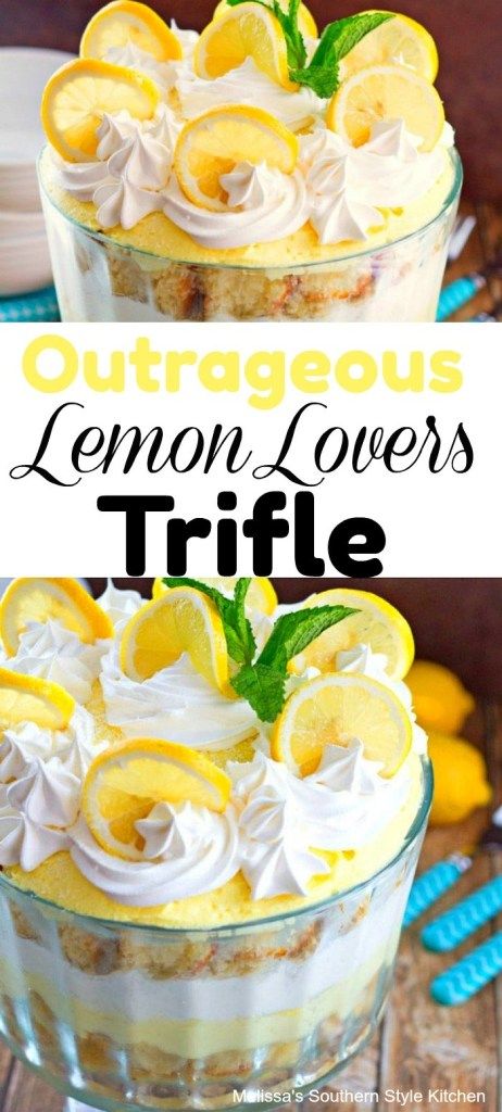 Lemon Trifle, Trifle Bowl Recipes, Trifle Dessert Recipes, Brownie Trifle, British Desserts, Nutella Desserts, Lemon Dessert, Trifle Desserts, Lemon Dessert Recipes