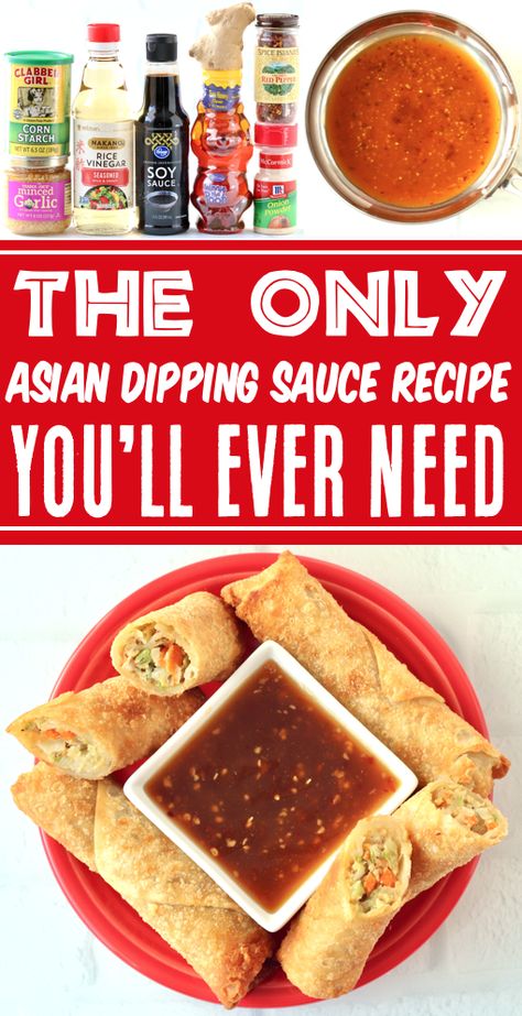 Best Spring Roll Dipping Sauce, Homemade Asian Zing Sauce, Dipping Sauces For Spring Rolls, Soy Dipping Sauce For Spring Rolls, Egg Roll Sauce Recipe Easy, Easy Asian Dipping Sauce, Asian Dipping Sauce For Potstickers, Easy Dipping Sauce For Pot Stickers, Spring Rolls Dipping Sauce Recipe