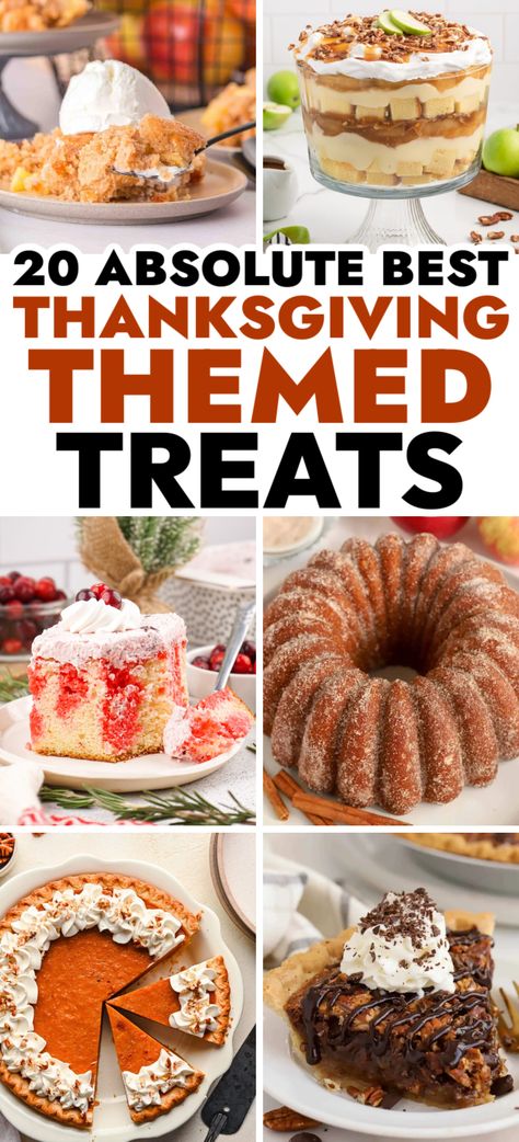 Best Thanksgiving Desserts – Serve some of the most well-loved Thanksgiving desserts that will make your guests ask for seconds. Easy, unique and delicious Thanksgiving dessert recipes sure to please your party guests. Unique Thanksgiving Dessert Ideas, Easy Thanksgiving Desert, Best Desserts For Thanksgiving, Tha Ksgiving Desserts, Thanksgiving Deserts Creative, Deserts For Thanks Giving, Easy Thanksgiving Deserts, Thanks Giving Desserts Thanksgiving, Desserts For Thanksgiving Easy