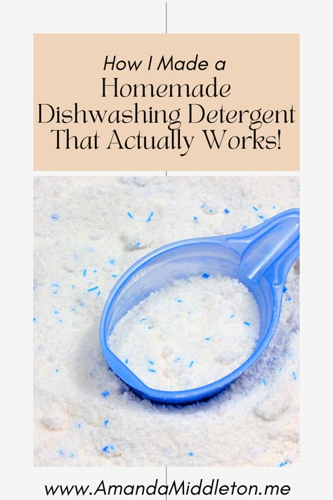 How I Made a Homemade Dishwashing Detergent That Actually Works! Homemade Dishwashing Detergent, Diy Dishwasher Soap, Homemade Dishwasher Soap, Homemade Laundry Detergent Powder, Diy Dishwasher Detergent, Homemade Laundry Detergent Liquid, Laundry Detergent Liquid, Homemade Dishwasher Detergent, Homemade Laundry Detergent Recipes