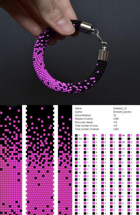 Seed Bead Bracelets Tutorials, Seed Bead Bracelet Patterns, Beaded Necklace Tutorial, Seed Bead Tutorials, Crochet Beaded Bracelets, Beaded Necklace Patterns, Bead Crochet Patterns, Bead Crochet Rope, Beaded Bracelets Tutorial