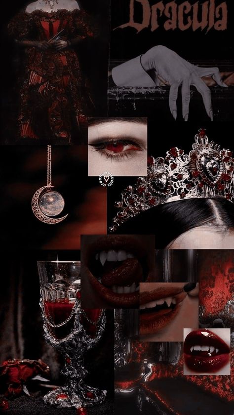 Dark Academia Vampire, Vampire Wallpaper, Vampire Aesthetic, Red And Black Wallpaper, Vampire Makeup, Halloween Wallpaper Cute, Dark Red Wallpaper, Goth Wallpaper, Gothic Wallpaper