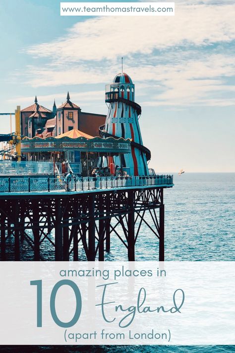 Our top 10 beautiful places to visit in England that aren't London. England is choc full of bucket list destinations to visit. While London is an amazing city (our favourite in fact), there is so much more to England than London! Here are 10 beautiful places to visit while in England apart from London. Where else to visit in England apart from London. #visitengland #visitbritain #uk #uktravel #EnglishTourismWeek23 #TopEngland England Beaches, Day Trips From London, Visiting England, Things To Do In London, Ireland Travel, Uk Travel, Travel Life, Europe Travel Tips, Beautiful Places To Visit