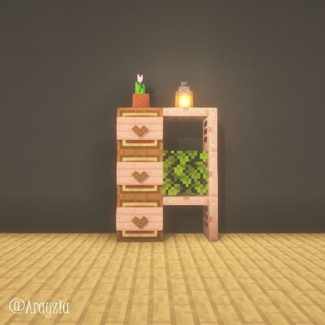 Cute Shelves, Minecraft Cherry Blossom, Minecraft Decoration, Rumah Minecraft Sederhana, Shelves Furniture, Minecraft Banner Designs, Minecraft Interior Design, Bangunan Minecraft, Minecraft Farm