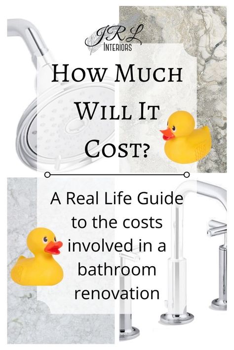 How Much Will It Cost REALLY? #designadvice #interiordesign #remodeling #bathroomremodel #custombath Small Bathroom Remodel Cost, Bathroom Renovation Cost, Bathroom Remodel Cost, Glass Shower Enclosures, Pricing Guides, Bath Renovation, Interior Design Advice, Paint Color Schemes, Luxury Shower