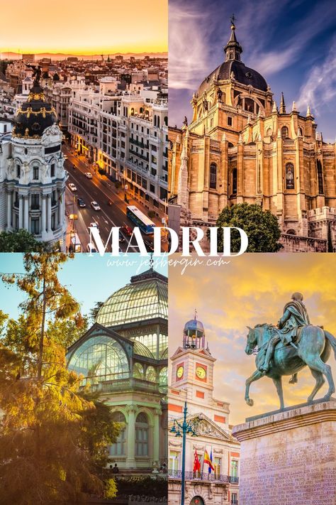 If you’re jet-setting off to Spain’s charismatic capital city, then look no further than this 3 Days in Madrid Itinerary. ¡Vámanos! Couple Holidays, Madrid Spain Photography, Madrid Flag, Travelling Spain, Madrid Itinerary, Travel To Spain, Madrid Spain Travel, Spain City, Vision Board Workshop