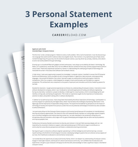 3 Personal Statement Examples and Why They Work Grad School Personal Statement, Personal Statement Examples University, Personal Statement Examples, Personal Statements, College Application, Sophomore Year, World Problems, Math Problems, Personal Statement