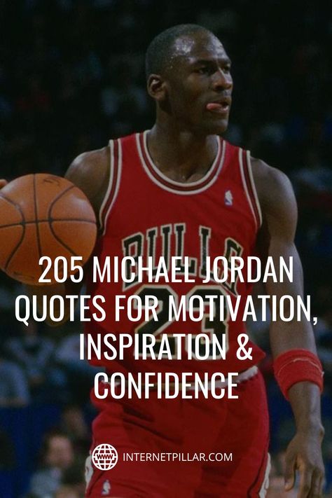 205 Michael Jordan Quotes for Motivation, Inspiration & Confidence - #quotes #bestquotes #dailyquotes #sayings #captions #famousquotes #deepquotes #powerfulquotes #lifequotes #inspiration #motivation #internetpillar Motivational Quote For Athlete, Best Athlete Quotes, God And Sports Quotes, Mj Quotes Michael Jordan, Inspirational Quotes Positive For Sports, Quotes For Athletes Confidence, Quotes About Confidence In Sports, Confidence In Sports Quotes, Quotes On Sports Motivation