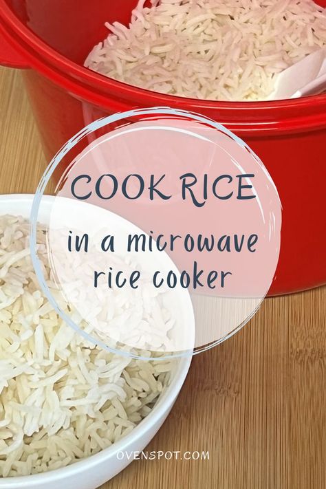 How to Cook Rice in a Rice Cooker Cook Rice In Microwave, Rice In Microwave, Irish Appetizers, Microwave Pressure Cooker, How To Cook Lentils, Rice In The Microwave, Rice Cauliflower, Microwave Rice Cooker, Microwave Rice