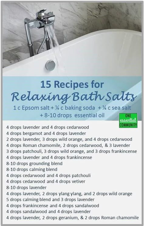 Bath Salts Recipe, Bath Salts Diy, Bath Recipes, Diy Essentials, Essential Oils Bath, Homemade Bath Products, Young Living Oils, Sugar Scrubs, Bath Salt