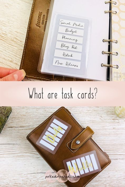 Task Cards Planner, Planner Task Cards, Index Card Planner, Diy Index Cards, Atul Gawande, Planner Handwriting, Planer Organisation, Filofax Pocket, Filofax Inspiration