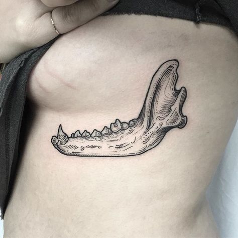 Jaw Tattoo, Tooth Tattoo, Funky Tattoos, Bone Tattoos, Sick Tattoo, Knee Tattoo, Time Tattoos, Dream Tattoos, Dope Tattoos