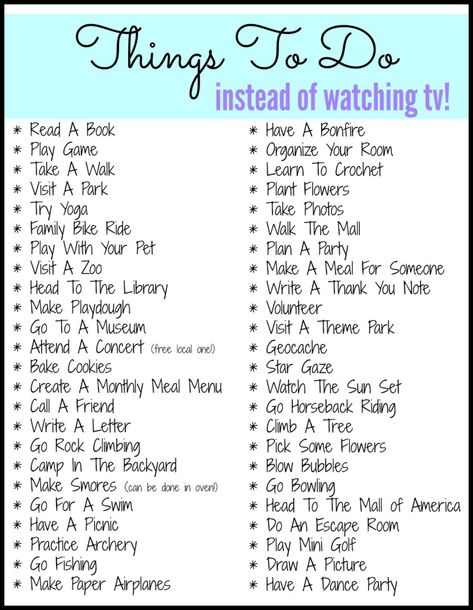 Great list of ideas for families that don't involve screen time! So many of these ideas would be fun for the summer! Fun Family Time Ideas, Things To Do In Free Time At School, Family Summer Activities Ideas, Things To Do Instead Of Screen Time, Fun Stuff To Do With Family, Ways To Spend Time With Friends, Family Home Activities, No Screen Time Activities Adults, Family Day Ideas Activities