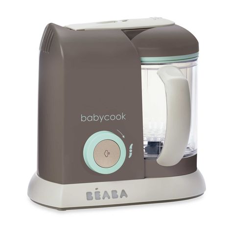 BEABA® Babycook Pro Baby Food Maker in Latte/Mint Best Baby Food Maker, Baby Cook, Beaba Babycook, Steam Cooker, Baby Food Processor, Baby Cooking, Healthy Baby Food, Steam Cooking, Homemade Baby Foods