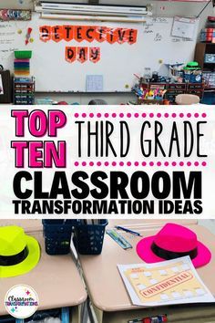 3rd Grade Classroom Schedule, Classroom Layout Ideas Elementary 3rd Grade, 3rd Grade Classroom Transformations, 3rd Grade Classroom Layout, 3rd Grade Decor, Third Grade Math And Science Classroom, 3rd Grade Room Transformation, Classroom Themes For 3rd Grade, Classroom Room Transformations