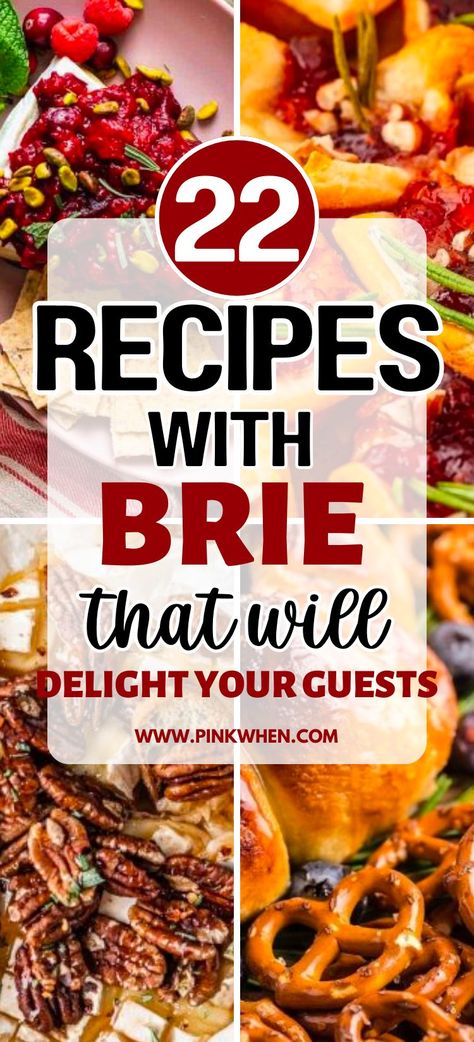 Recipes with Brie That Will Delight Your Guests Fox And Briar Recipes, Dinners With Brie Cheese, Brie Holiday Recipes, Brie Cracker Appetizer, Breakfast Brie Recipes, What Goes With Brie Cheese, Brie Hors D'oeuvres, Appetizers Using Brie Cheese, Brie Fondue Recipes