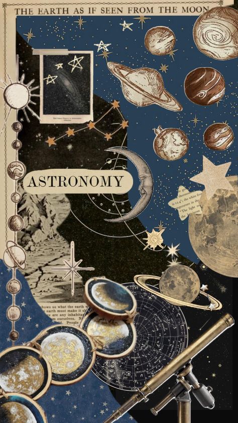 #space #astrology #astronomy #moon #stars #aesthetic Moon Aesthetic Moodboard, Astronomy Poster, Arte Van Gogh, Moon Aesthetic, Aesthetic Moodboard, Edgy Wallpaper, Stars Moon, Wallpaper Space, Cool Wallpapers Art