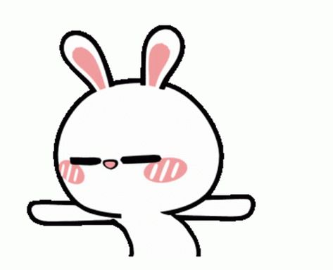 Bunny Dancing GIF - Bunny Dancing Blushing - Discover & Share GIFs Bunny Dancing, Dancing Bunny, Animation Dance, Cute Emoticon, Dancing Happy, Cheerful Quotes, Create Character, Mochi Cat, Tumblr Themes