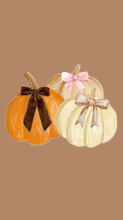 Coquette Thanksgiving Wallpaper, Bow Aesthetic Wallpaper, Wallpaper Thanksgiving, Happy Thanksgiving Images, Background Beauty, Bow Aesthetic, Thanksgiving Images, Fall Background, Pumpkin Fall