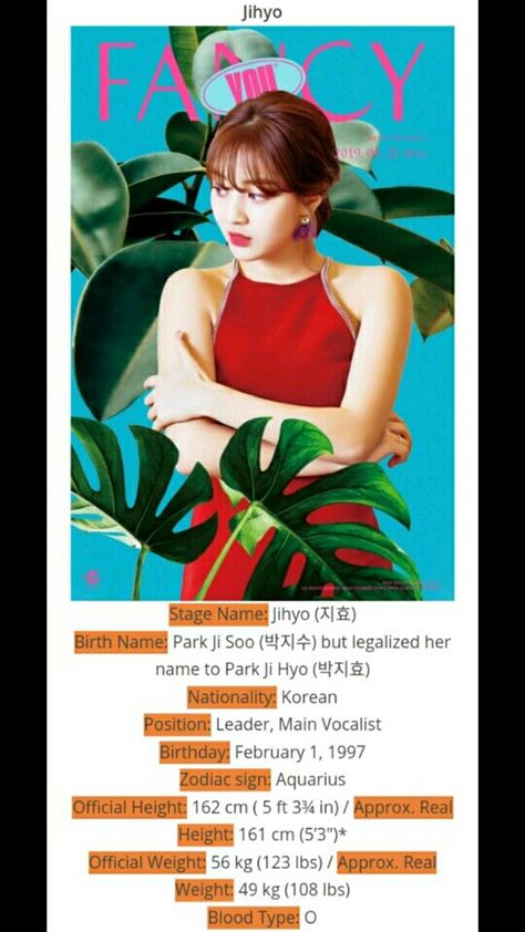 Twice Profile, Twice Members Profile, Dr Friends, Park Ji Soo, Twice Member, I Dont Know, Ji Soo, K Pop, Bts