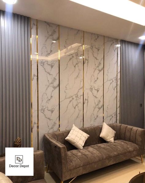 #walldecorideas #livingroomdecor #marble #marblesheets #pvcmarblesheets #decorideas #walldecor #moderndesign #modernwalldecor Wall Sheet Design, Pvc Wall Panels Designs, Drawing Room Wall Design, Panels Bedroom, Small Room Interior, Marble Sheets, Living Room Wall Designs, House Wall Design, New Bedroom Design