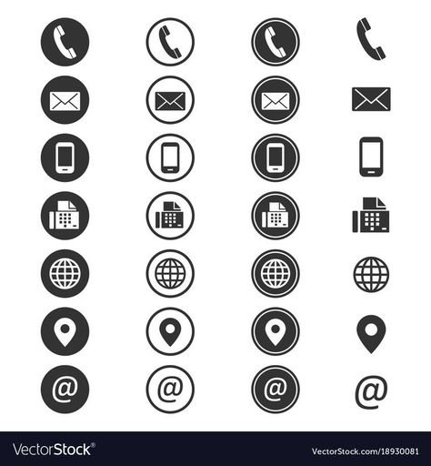 Contact info icon. Phone address-book, button contacts of the user, cell phone number or an email address informati… | Business card icons, Book icons, Resume icons Contact Info Design, Phone Number Logo, Contact Icons Vector, Address Icon, Business Card Icons, Icon Phone, Cv Inspiration, Resume Icons, Social Media Icons Free