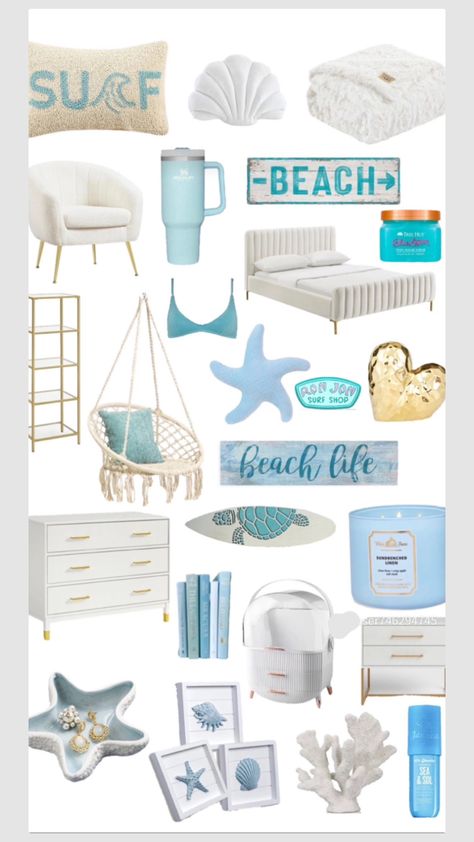 Surf Room Decor, Coastal Room Decor, Ocean Room Decor, Summer Room Decor, Beachy Room Decor, Beach Room Decor, Surf Room, Ocean Room, White Room Decor