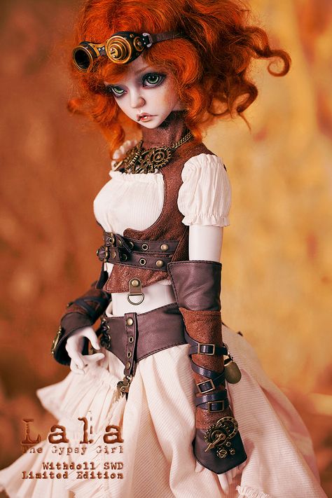 Steampunk Dolls, Steampunk Tendencies, Fantasy Art Dolls, Style Steampunk, Steampunk Costume, Art Dolls Handmade, Ball Jointed Doll, Steampunk Clothing, Steampunk Art