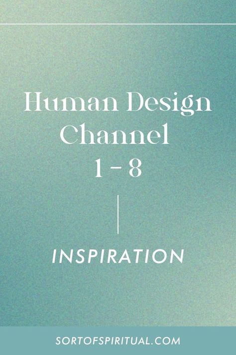 Channel 1-8 in Human Design is the channel inspiration. If you have this channel in your Human Design chart it's because you are here to make a contribution through your unique self-expression. Empower others, inspire others and lead by example. Human Design Channels | Channels in Human Design | 1-8 Channel Human Design | Human Design System | Channel Human Design | Human Design G Center Human Design Types, Human Design Chart, Human Design System, Lead By Example, The Alpha, Great Leaders, Human Design, Design System, Mind Body Soul