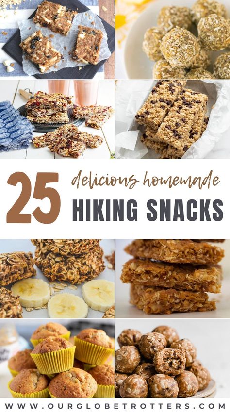 Give kids the energy they need on your next hiking trip with these homemade snacks, packed full of protein ingredients to keep them going on the trails | Homemade Hiking Snacks | Hiking Tips | Hiking with Kids | Our Globetrotters Adventurous Family Travel Homemade Hiking Snacks, Hiking Charcuterie, Hiking Snacks Backpacking Food, Backpacking Snacks, Snacks For Hiking, Hiking Lunch, Trail Snacks, High Energy Snacks, High Calorie Snacks