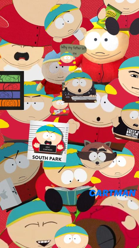 Cartman#cartman#southparkwallpaper#wallpaper South Park Wallpapers, Funny South Park, South Park Wallpaper, Park Pics, Park Wallpaper, South Park Memes, 2160x3840 Wallpaper, Eric Cartman, South Park Characters