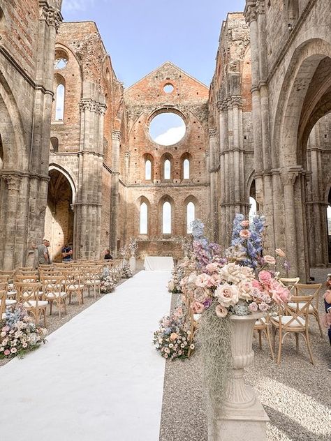 My Italian Wedding pallette - soft florals - San Galgano Abbey, Tuscany Florence Italy Wedding Venues, Tuscany Wedding Venue Villas, Italian Villa Wedding Ceremony, San Galgano Abbey Wedding, Welcome Dinner Wedding, Summer Italian Wedding, Tuscany Villa Wedding, Villa Wedding Reception, Creighton King