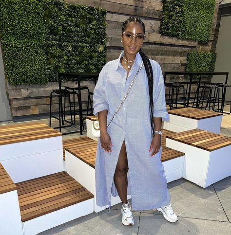 White Linen Shirt Dress, Silver Layered Necklaces, Personal Jewelry, White Linen Shirt, Furniture Shopping, Practice Outfits, Business Casual Outfits For Work, Clear Frames, Linen Shirt Dress