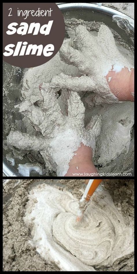 2 ingredient sand slime or sand foam for kids sensory play. Great for sensory play and messy play. #playmatters #sandfoam #sandslime #slime #diyslime #kidsplay #sensoryplay #sensorylearning #ot #sensory #sensorydevelopment #earlyyears #teacher #parenting Sandpit Play Ideas Preschool, Sand Play Ideas Preschool, Messy Play Preschool, Outdoor Messy Play Ideas, Messy Play For Preschoolers, Messy Activities For Preschool, Summer Messy Play, Sandpit Ideas Childcare, Sand Activities For Toddlers