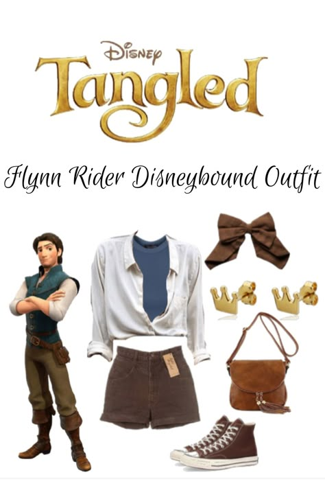 Movie Character Outfits, Disney Vacation Outfits, Disney Princess Inspired Outfits, Flynn Ryder, Disney Character Outfits, Disney Bound Outfits Casual, Princess Inspired Outfits, Disney Trip Outfits, Disney Outfits Women