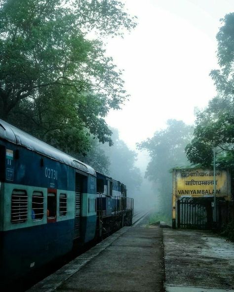 Beauty Of Kerala, Train Photography India, Kerala Aesthetic, Kerala Photos, Kerala Photography, India Beautiful Places, Travel India Beautiful Places, Kerala Travel, India Travel Places