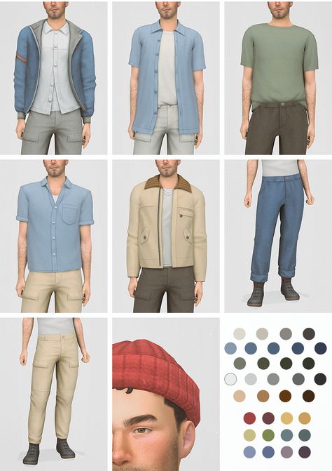 Sims 4 Male Clothes Maxis Match, The Sims 4 Get Famous, Sims 4 Get Famous, Sims 4 Men Clothing, Sims 4 Male Clothes, Sims Packs, Sims 4 Male, Pelo Sims, The Sims 4 Packs