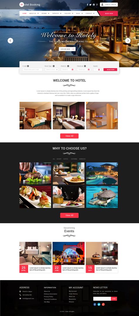 Hotel Booking Website Design Inspiration, Hotel Booking Website Ui Design, Hotel Website Design Inspiration, Booking Website Design, Website Design Layout Templates, Hotel Presentation, Proper Hotel, Hotel Website Design, Hotel Booking Website