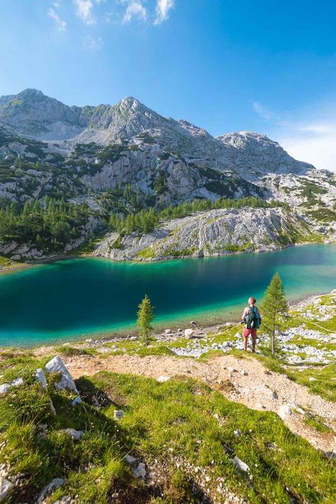 Slovenia travel. Triglav National Park is a true gem located in Slovenia; if you’re looking for inspiration and Triglav National Park photos, you’re in the perfect place.This place is only a 1 hour drive away from the capital, Ljubljana. Because of its proximity to Lake Bled, one of Slovenia’s iconic location, Triglav National Park is an area often overlooked. #nature #hiking #slovenia #traveldestination #europetravel #photographyinspiration Triglav National Park, Slovenia Travel, Julian Alps, National Park Photos, Lake Bled, Nature Hiking, Park Photos, Slovenia, The Capital