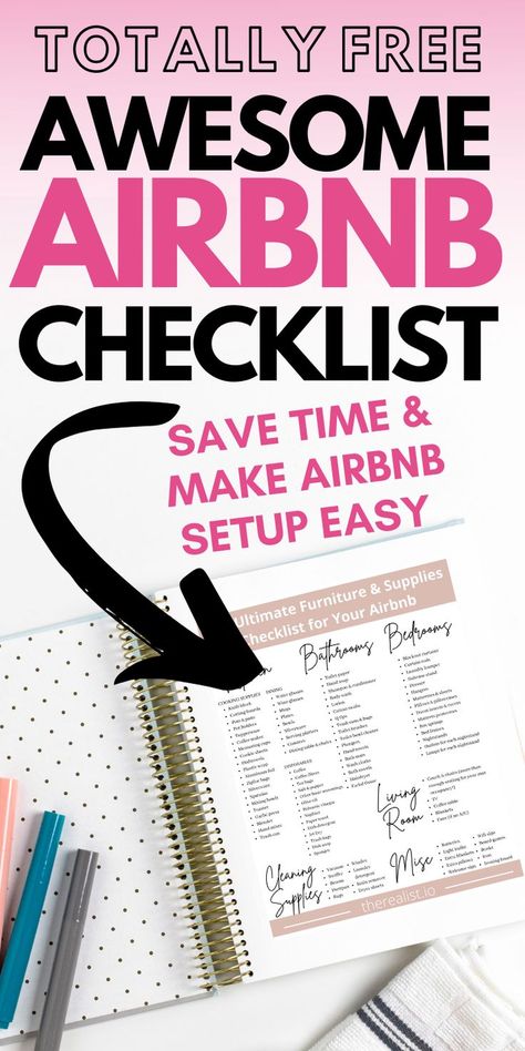 100+ Essential Items to Set Up Your Airbnb! Airbnb Decor Room Ideas For When You Start an Airbnb Airbnb Supply Checklist, Airbnb Inventory Checklist, Air B&b Decor Ideas, Vacation Decor Ideas, Air Bnb Ideas Decor Living Room, Affordable Bedroom Makeover, Airbnb Decor Room Ideas, Start An Airbnb, Airbnb Checklist