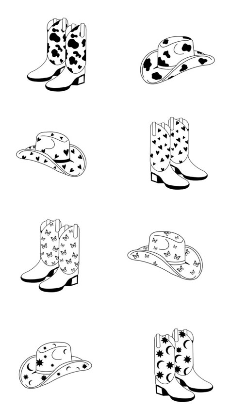 Cowboy cowboy hat cowboy boots illustation wallpaper trendy cute Cowboy Boot Flash Tattoo, Heart Cowboy Boot Tattoo, Minimalist Cowboy Boot Tattoo, Cowboy Carter Tattoo, Cowboy Hat And Boot Tattoo, Cowboy Boot Embroidery, Cowboy Boots And Hat Tattoo, How To Draw Cowboy Boots, Cowboy Boot Doodle