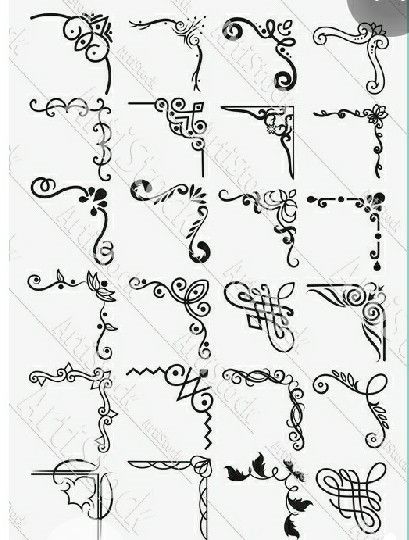 Victorian Letters Aesthetic, Victorian Doodles, Gothic Frame Drawing, Victorian Letter, Boarders Designs, Calligraphy Borders, Vintage Handwriting, Drawing Borders, Simple Art Designs