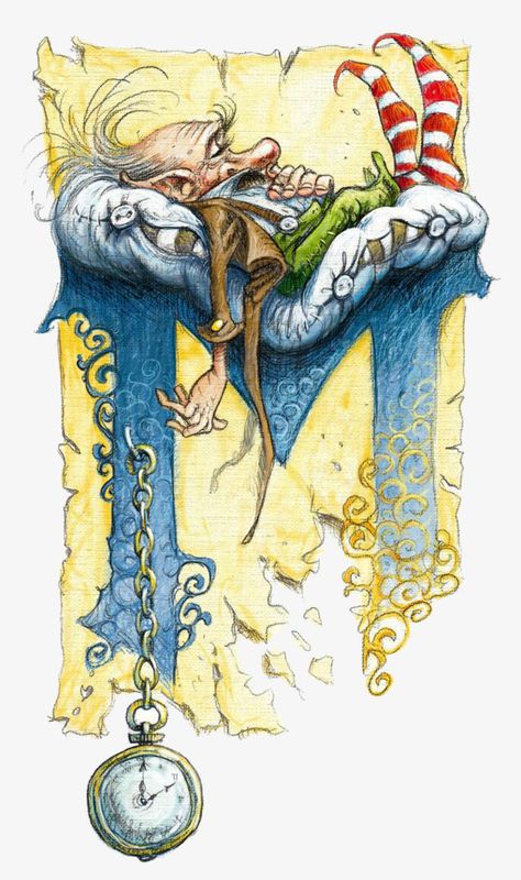 Fairy Drawings, Illuminated Letters, Alphabet Art, Art Et Illustration, Illuminated Manuscript, Fairy Art, Letter Art, Calligraphy Art, Art And Illustration