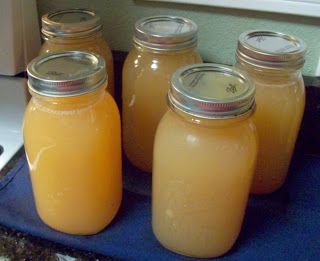 Homestead Roots: Canning Pear Juice Crockpot Broth, Slow Cooker Chicken Broth, Freezing Lemons, Canning Pears, Paleo Mom, Canned Pears, Homemade Chicken Stock, Apple Jelly, Frozen Lemon